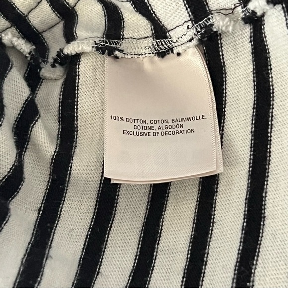 Anthropologie Black and White Boxy Embellished Tunic - Picture 8 of 12